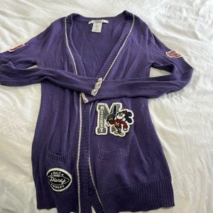 Women’s Size Small Disney Cardigan in Purple